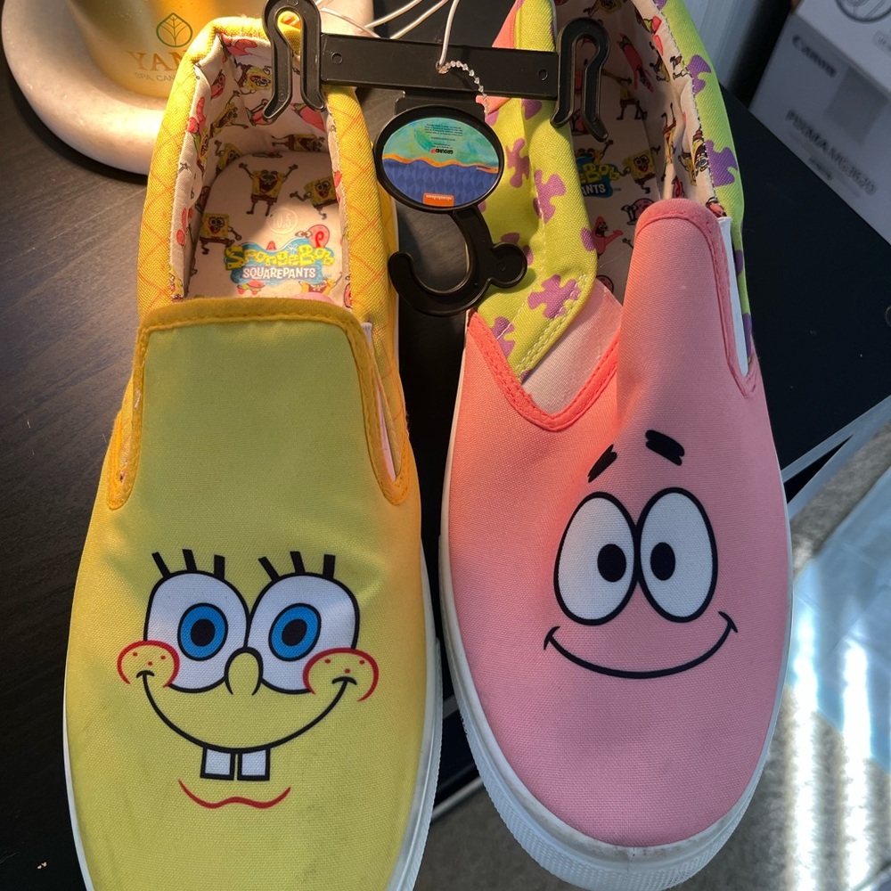 SpongeBob SquarePants Kids Sneakers - Yellow and Pink